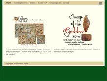 Tablet Screenshot of goddesstimeline.com